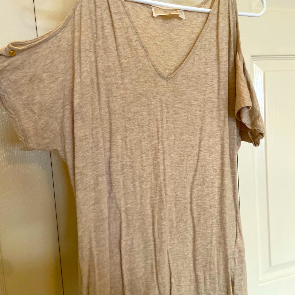 Michael Kors Cold Shoulder Top